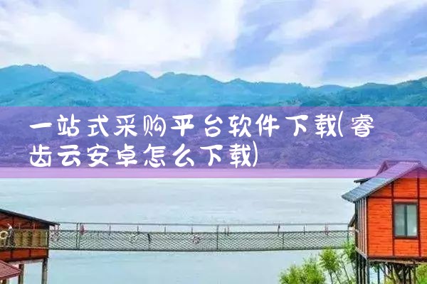 一站式采购平台软件下载